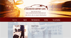 Desktop Screenshot of colchesterairportcars.com
